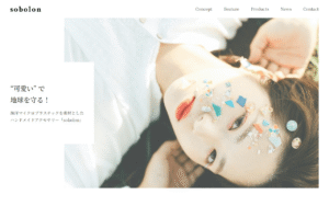 アクセサリーブランドLP/（学習課題｜架空サイト）